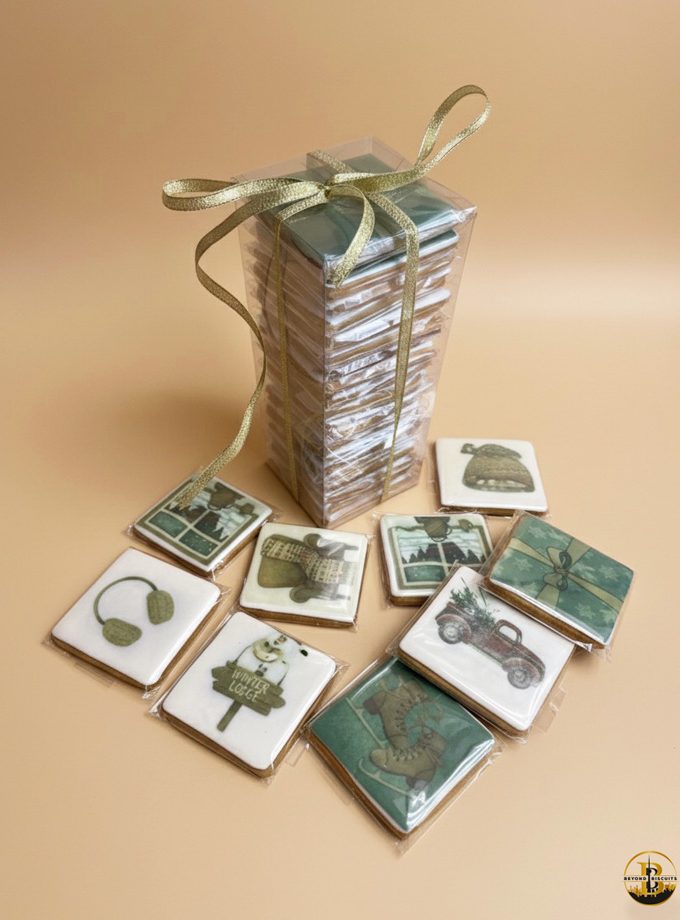 Winter Holidays Cookie Box